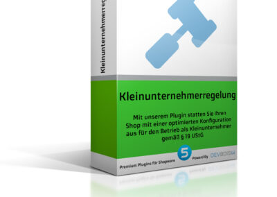 Kleinunternehmerregelung für Shopware